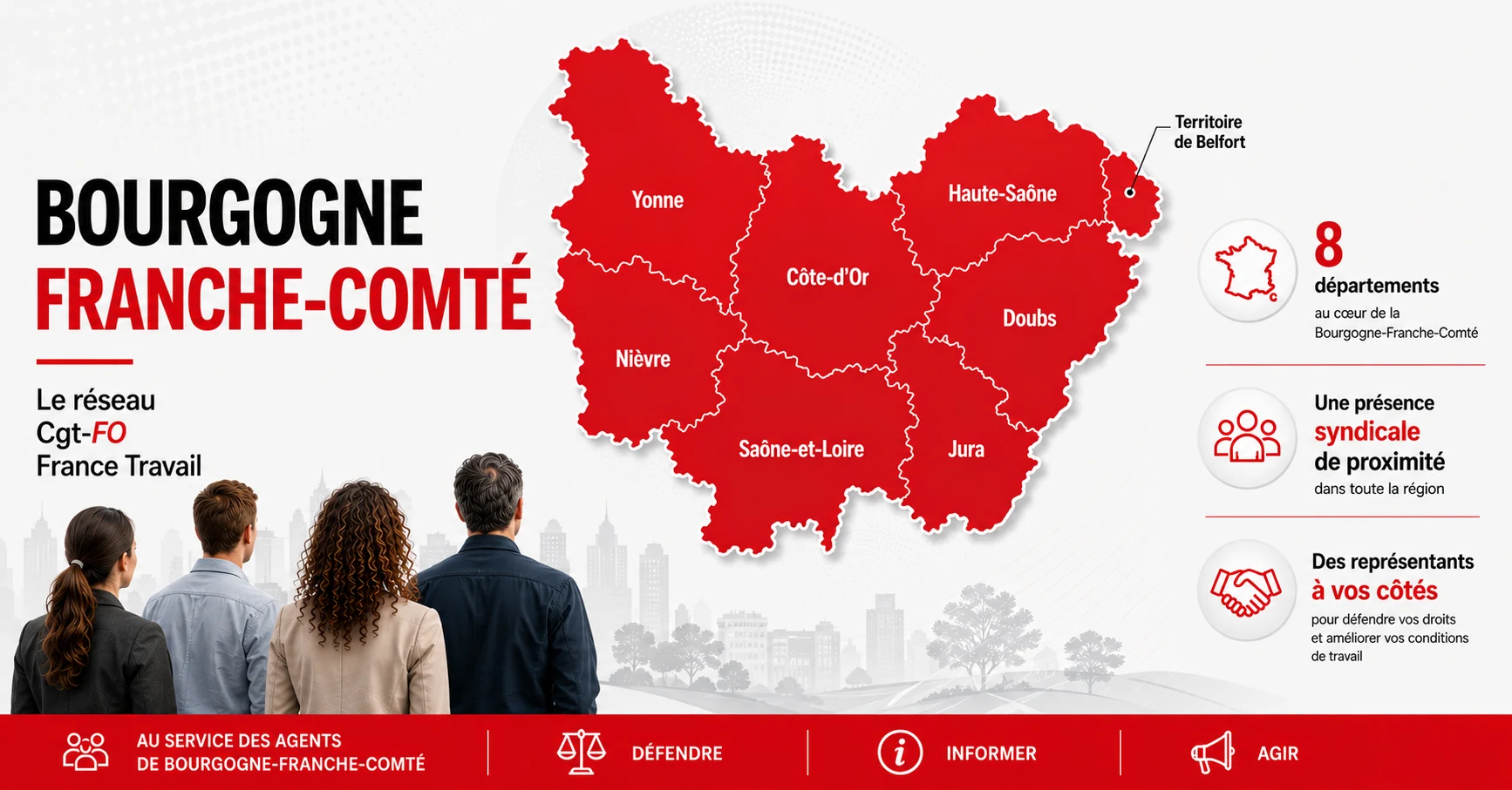 Cgt-FO Bourgogne-Franche-Comté — Au service des agents